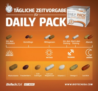 BioTech USA Daily Pack - All in One - 30 Packs