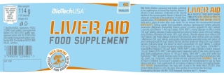 BioTech USA LIVER AID, 60 Tabletten