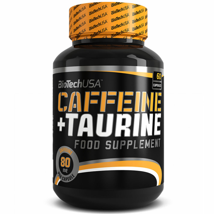 BioTech USA Caffeine + Taurine - 60 Kapseln