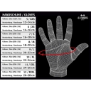 Fitness Handschuh Komfort silbergrau XXL/11 = 24-26cm