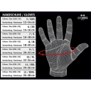 Fitness-Handschuh Klassik - schwarz/schwarz XL/10 = 22-24cm