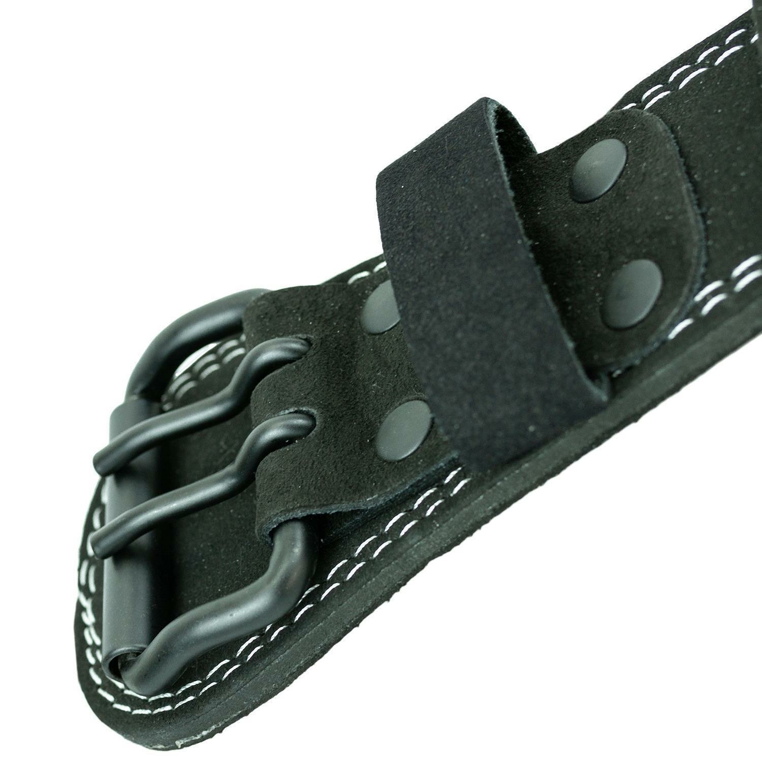 Sports Gewichthebergürtel Leder schwarz XXXXXL Trainingsgürtel mit Größentabelle XS C.P