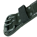 Gewichthebergürtel Komfort - extra breit - schwarz XL = 95 - 125cm