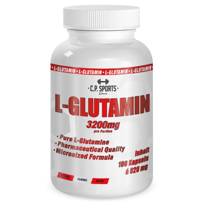 L-Glutamin - 100 Kapseln