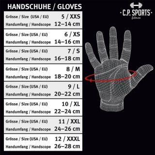 Iron-Handschuh Komfort XXXL/12 = 26-28 cm