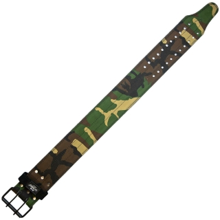 Powerlifting-Gürtel - Camouflage oliv XXXL = 110 - 136 cm