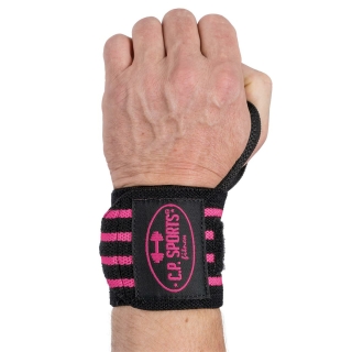 Handgelenkbandagen 30cm - Pink Schwarz