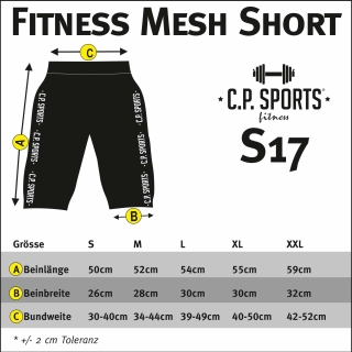 Fitness Mesh Short  schwarz S - small