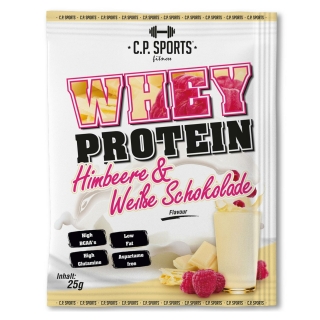 Whey Protein - 25g Beutel Himbeere & Weisse Schokolade