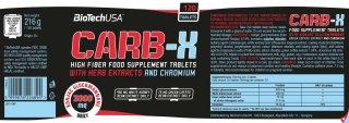 BioTech USA Carb-X - 120 Tabletten