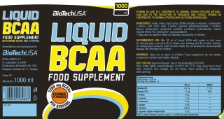 BioTech USA - Liquid BCAA - 1000ml