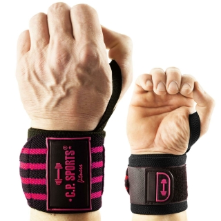 Strongman-Handgelenkbandagen 50cm pink