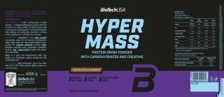 Biotech USA - Hyper Mass  - 4,0 kg Dose Schokolade