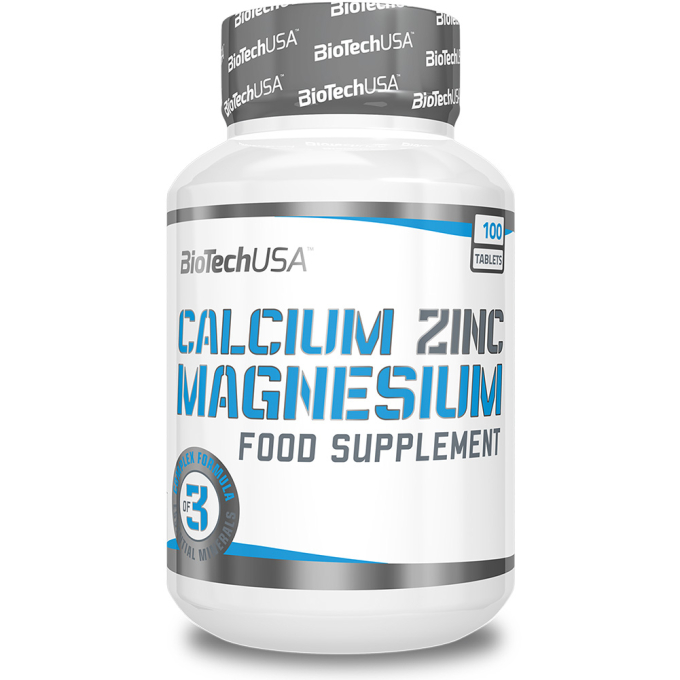 Biotech USA Calcium Zinc Magnesium - 100 Tabletten