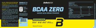 Biotech USA BCAA ZERO Aminosäuren - 700g Apple