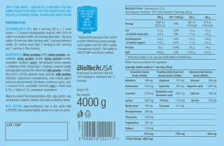 BioTech USA - 100% PURE WHEY 4000 g Dose Schokolade