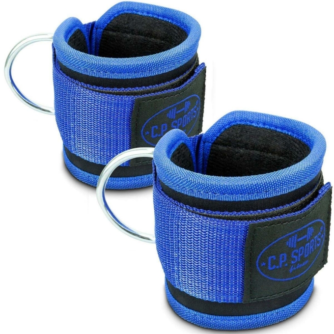 Premium Fußschlaufe - Paar blau