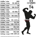 Gewichthebergürtel Leder - braun 5XL/6XL = 150 - 205 cm