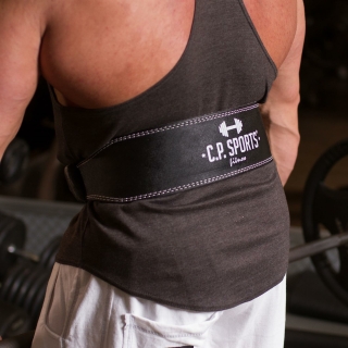 Gewichthebergürtel Leder L