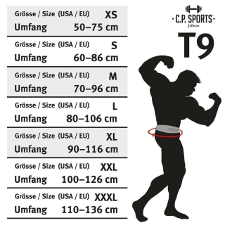 Profi-Powerlifting-Gürtel No Pain No Gain S = 59 - 84 cm