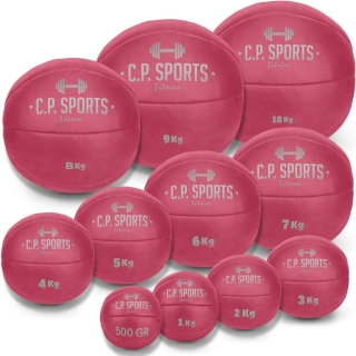 Medizinball Pink Set komplett 0,5-10 kg