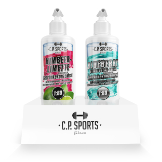 Mineral - Getränkesirup - Ständer für 2 Flaschen silber C.P. Sports