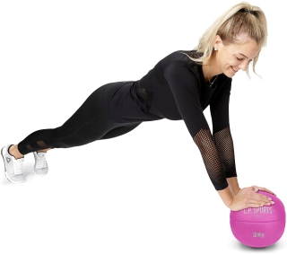 C.P. SPORTS Lady Fitness Set | Bauchtrainer – Gymnastikhanteln – Medizinball – Gewichtsmanschetten – Bauchweggürtel – Körperfettmessgerät – Fitnesshandtuch | Home Gym Training Workout Set für Frauen