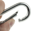 Karabinerhaken 80mm x 8mm