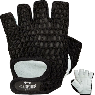 Fitness-Handschuh Klassik schwarz/weiß