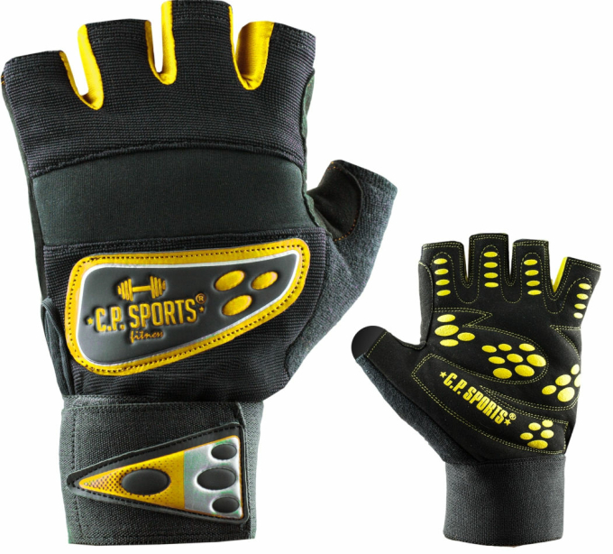Profi-Grip-Bandagen-Handschuh - gelb