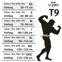 Profi-Powerlifting-Gürtel Rot XL = 90 - 116cm