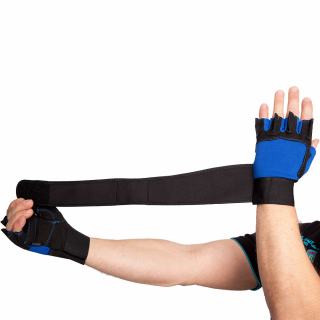 Pro Gym Handschuh blau XS/6 = 14-16cm